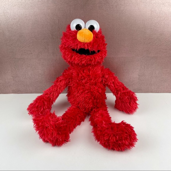Sesame Street Talking Elmo Red Plush Stuffed Animal Toy Child - Picture 1 of 7